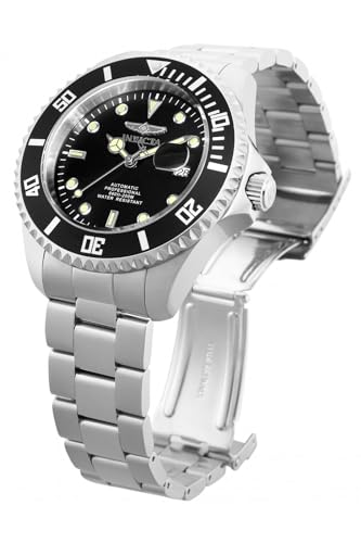 Invicta Automatic Pro Diver Stainless Steel Watch, Silver, 35717