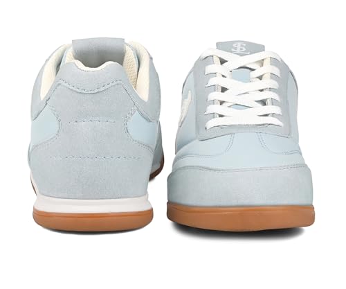 LOUIS STITCH Women’s Sky Blue Casual Lightweight Sneakers | Ortholite Cushioned Comfort | Dual-Color TPR Sole | Lightweight & Comfortable Casual Lace-Up Shoes | LSD-SNK-NBL-SB | UK-4
