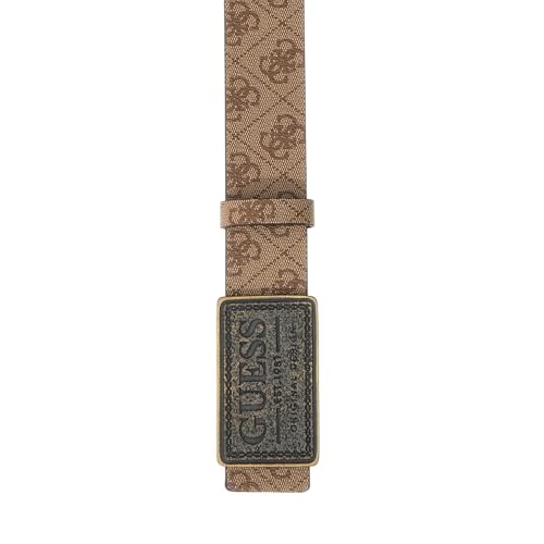 GUESS Brown Men Printed Leather Belt_7628907207822
