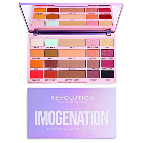 Makeup Revolution X Imogenation The Eyeshadow Palette, Multicolor, 20.8g