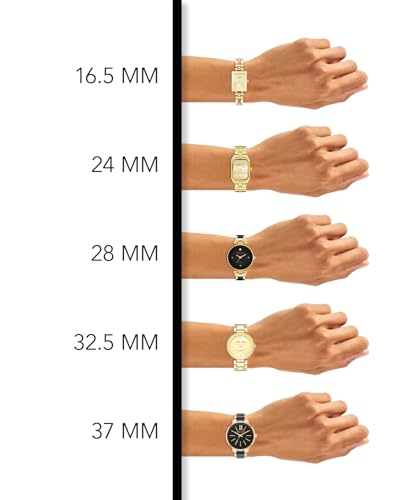 Anne Klein Women's Premium Crystal Accented Leather Strap Watch, Black/Gold