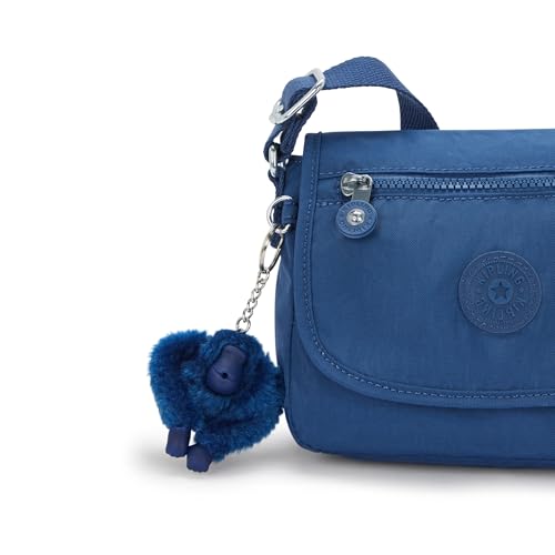 Kipling Sabian Printed Crossbody Mini Bag, Casual Blue, 7.75"L x 6"H x 3.25"D, Kipling Women's Sabian U Crossbody Bag