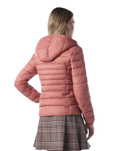 ONLY Women's Solid Regular Fit Peach Jacket
