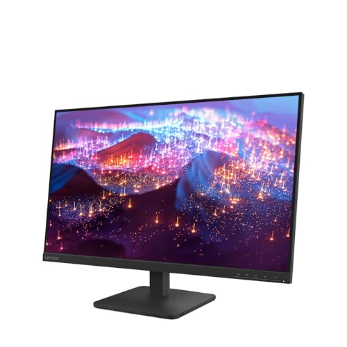 Lenovo L27-4e Monitor - 27" Flat IPS FullHD Display - 100Hz Refresh Rate - 4ms Response Time - HDMI 1.4 - VGA - Tilt Stand - Raven Black