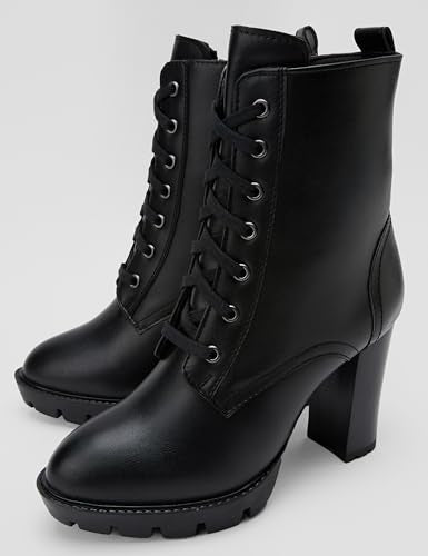 ELLE Women Boot,Black,UK-7