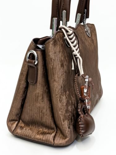 Velure Signature Charm Carryall Brown