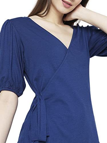 VERO MODA Regular Fit Top (10298320_Navy Peony_S)