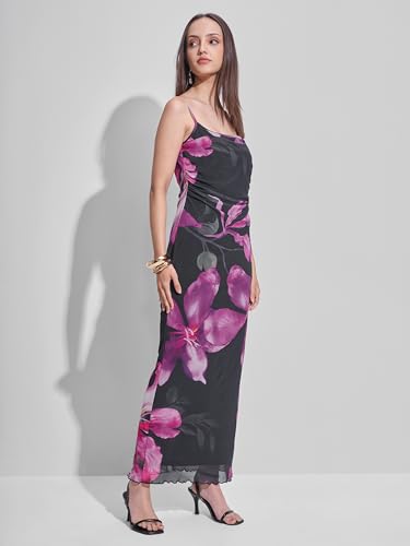 Tokyo Talkies Women Shoulder Straps Sleeveless Maxi Dress TTJ6012636 Multicolor XL