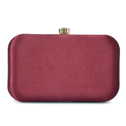 For The Beautiful You Women's Hand Clutch (Maroon)
