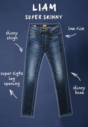 Jack & Jones Skinny Fit Jeans(157988901_Blue_32/32)