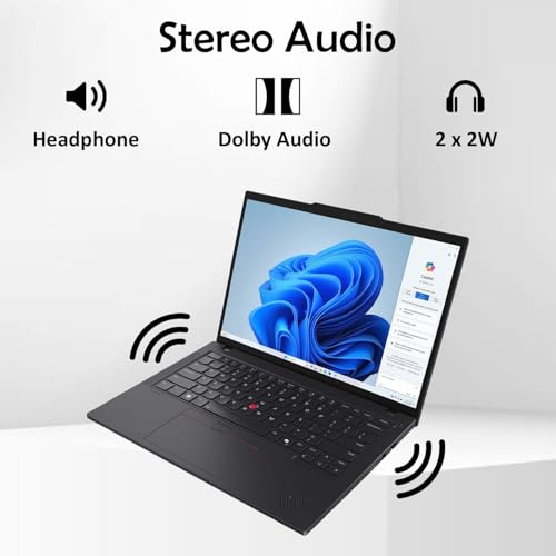 Lenovo ThinkPad T14 Gen 6 Copilot+ AI Business Laptop 14.0" IPS FHD+ Display (Intel Ultra 7-255U, 64GB DDR5, 2TB PCIe SSD, Backlit KB, Fingerprint, 5MP Webcam, 2 Thunderbolt 4, Win 11 Pro)