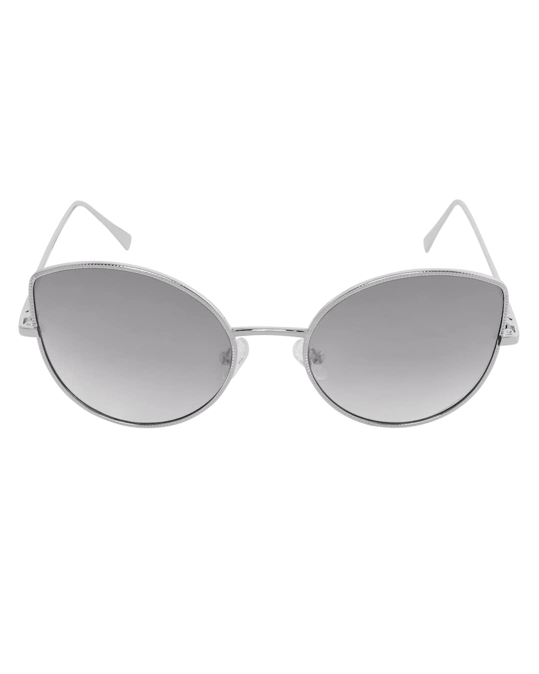 Giordano Women's Cat Eye Polarized UV Protected Sunglasses, 60 Mm, Black