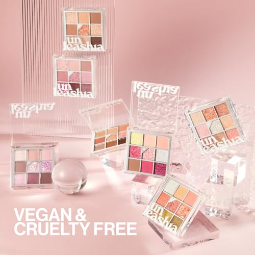 UNLEASHIA Glitterpedia Eye Shadow|Palette|Eye Makeup|Point Makeup Vegan|Cosmetics|Korean Cosmetics|Daily|matte|glitter|shimmer|pearl|daily|party|sparkling(N1 All of Glitter)