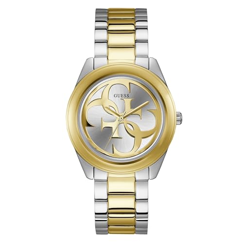 GUESS Women Round Silver Stainless Steel Analog Watch - U1082L5M