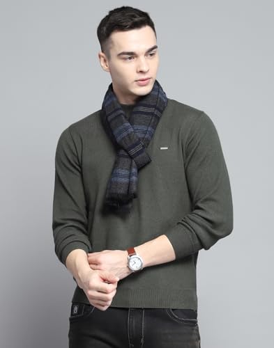 Monte Carlo Mens Self Design Multi Color Muffler_224MUF7918-0-13