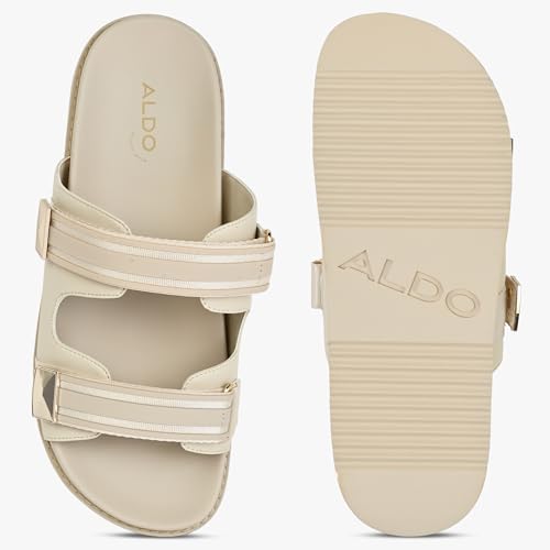 Aldo CORALINA110 White Strappy Flat Sandal