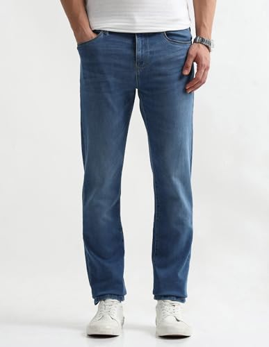 Arrow New York Men's Regular Jeans (ANAKJN2665_Blue