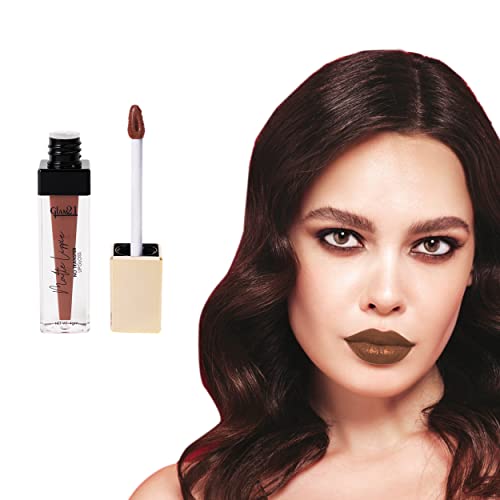 Glam21 Matte Lippie No Transfer Lip Gloss | Lightweight and comfortable| Creamy Matte Formula - 4 gm | Fire N Ice-09