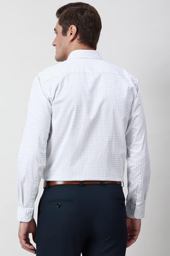 Men Blue Nuvo Fit Full Sleeves Formal Shirt