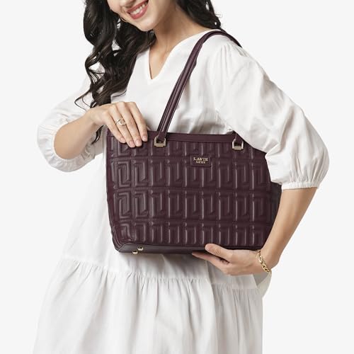 Lavie Luxe Juli Large Tote Bag for Women | Tote Bag for Work | Ladies purse | Stylish Shoulder Bag | Gift for Women