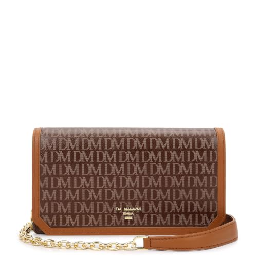Da Milano Premium Leather Wallet for Women | Multi Compartment Travel Wallet - Walnut Brown