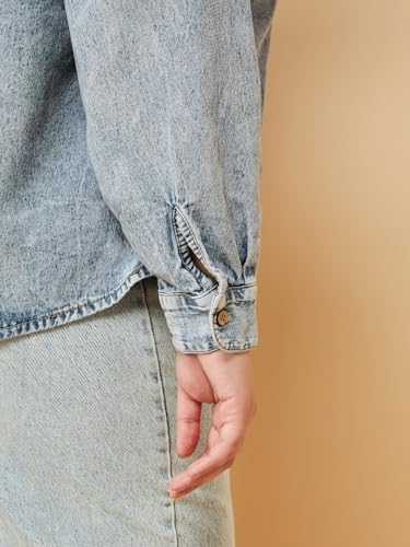 Max Women's Regular Fit Shirt (APPI2D_Light Blue