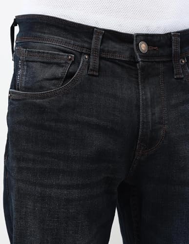 U.S. Polo Assn. Denim Co. Men's Brandon Slim Tapered Fit Blue Jeans (UDJEN1844_Blue_36)