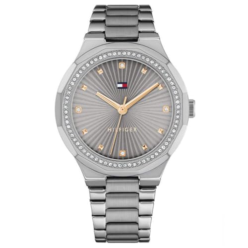 Tommy Hilfiger Piper Qtz Analog Grey Round Dial Grey Stainless Steel Watch for Women - NTTH1782727