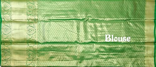 SREE KUMARAN Women's Traditional Handloom Kanchipuram Silk Pure Pattu Sarees | Unstitched Blouse (VSK125-1)