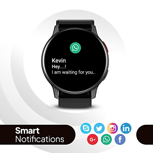 Fire-Boltt Eclipse 1.43" AMOLED Smartwatch, Bluetooth Calling with AI Voice Assistant, 100+ Sports Modes, Curved Full Touch & Calculator