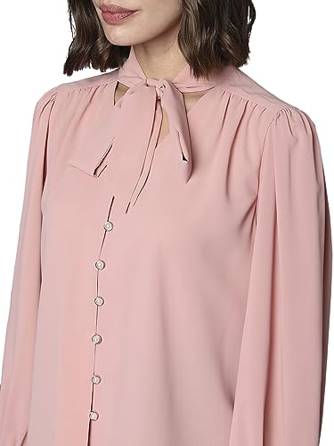VERO MODA Regular Shirt (10297920_Dusty Pink_XL)