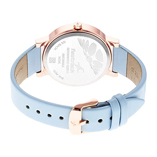 Fastrack Quartz Analog Blue Dial Watch for Girls-68028WL02/NT68028WL02