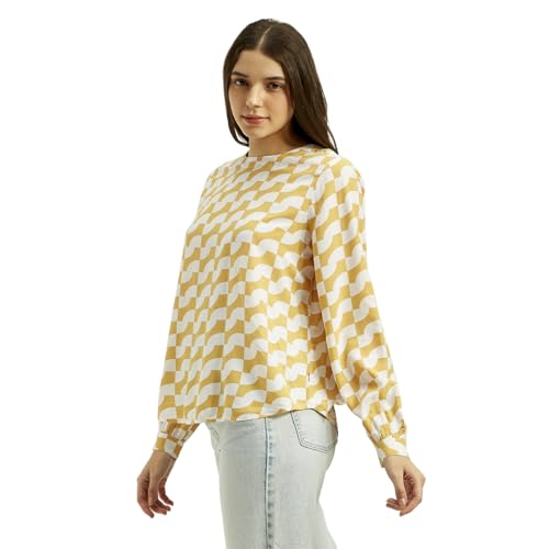 Levi's Women's Geometric Classic Fit Blouse (A9203-0005