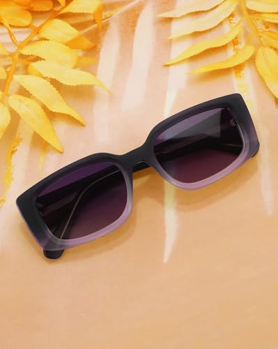 Carlton London Double Toned with Polarised Lens Rectangle Sunglass for women