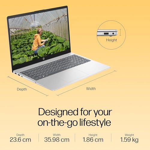 HP 15 Laptop, AMD Ryzen 7 5825U [16GB DDR4,512GB SSD] [Win11, Office Home'2024/M365 Basic(1yr)*] [Anti-Glare,Micro-Edge,15.6''/39.6cm FHD]Silver,1.59kg [Backlit KB+FHD Camera+Radeon Graphics] fc0533AU