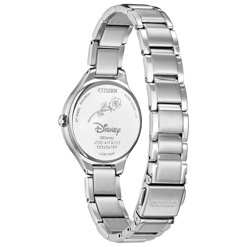 CITIZEN Ladies' Eco-Drive Mickey & Minnie 29.2mm Stainless Steel FE2101-58W