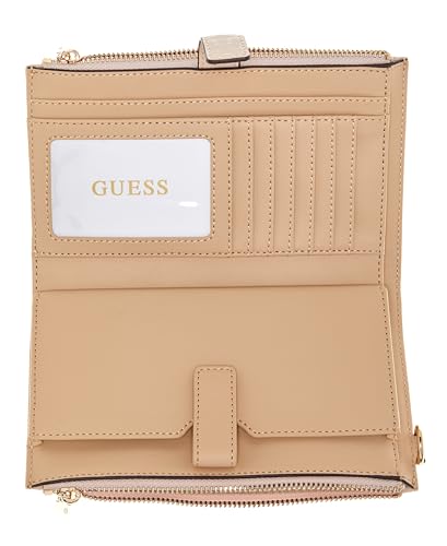 Laurel II Double Zip Organizer Wallet, Brown Logo, One Size, Laurel II Double Zip Organizer Wallet
