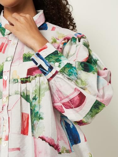 Max Women Printed Shirt (Multicolour_XL)