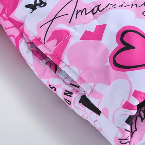 Hopscotch Girls Full Sleeves Pink Mickey Mouse Puffer Jacket (2-3 Years)