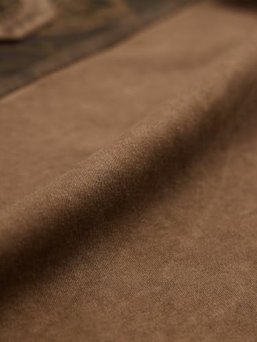 The Souled Store Nomad: Boho Men and Boys Short Sleeves Round Neck Brown Graphic Printed Tribal Casual Drop Shoulder Streetwear Trendy Super Oversized T-Shirt