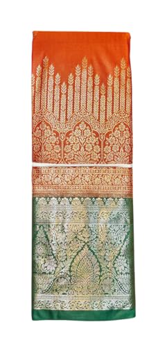 SREE KUMARAN Women's Traditional Handloom Kanchipuram Silk Pure Pattu Sarees | Unstitched Blouse (VSK275-1)