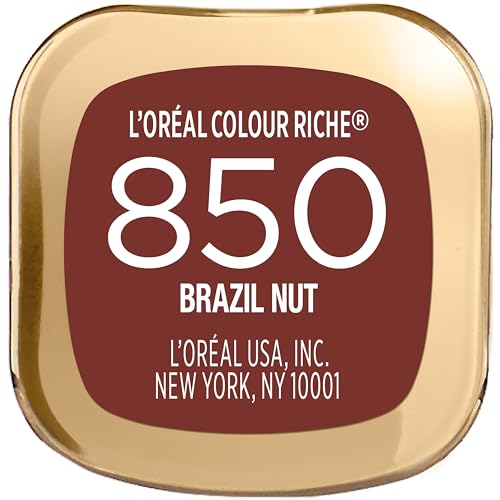 L'OREAL PARIS Makeup Colour Riche Original Creamy, Hydrating Satin Lipstick, 850 Brazil Nut, 1 Count