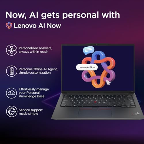 Lenovo ThinkPad E14 AI PC Intel Core Ultra 5 125U | Copilot Key | 16GB RAM | 1TB SSD | 14” WUXGA IPS 300 Nits | Win 11 + Office 2024 | Backlit | Fingerprint | 1.42 kg | 1Y Onsite | Black – 21M7S0SH00