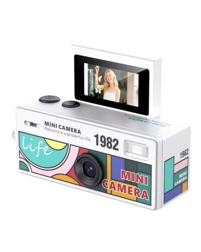 Mavie Rewind Mini Digital Camera | 1080P HD Pocket Digital Camera with Flip Screen | Compact Camera for Travel, Photography, Vlogging & Aesthetic Content
