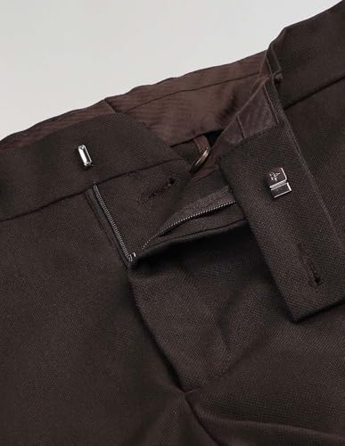 Arrow Men's Regular Pants (ARAKTR2028_Dark Brown