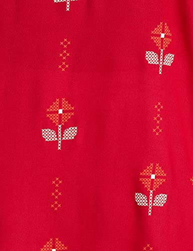 Max Women Rayon Straight Fit Printed Straight Kurta (Daamsp20Cr21Fuchsia)_L