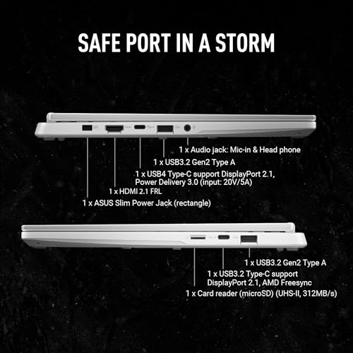 ASUS TUF A14 (2026),AMD Ryzen AI MAX+ 392,AMD Radeon 8060S iGPU,32GB RAM,1TB SSD,QHD+,14"(35.5 cm),Windows 11,M365 Basic(1Y)* Office 2024,Moonlight White,1.48 Kg, FA401EA-RG019WS,Creator/Gaming Laptop