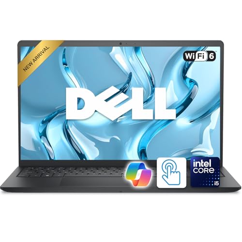 Dell Inspiron 15.6" FHD Touchscreen Laptop | 13th Intel i5 (Up to 4.6GHz) | 16GB DDR5 RAM | 512GB SSD | WiFi 6 | HDMI | SD Card Reader | Win 11 | Webcam | Business Laptop for Work, Study & Home Office