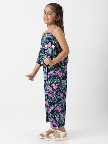Nautinati Girls Combo Set of Tiered Top and Bottoms