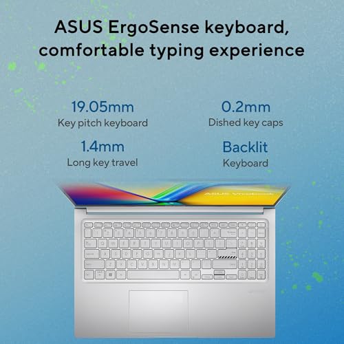 ASUS Vivobook 15, Intel Core i7 13th Gen 13620H, 16GB RAM, 1TB SSD, FHD 15.6", Windows 11, Office Home 2024, Cool Silver, 1.7Kg, X1502VA-BQ1299WS, Intel UHD GPU, 42Whr, M365 Basic (1Year)* Laptop